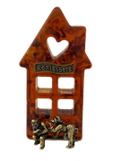 Домик с парочкой на лавочке 369400